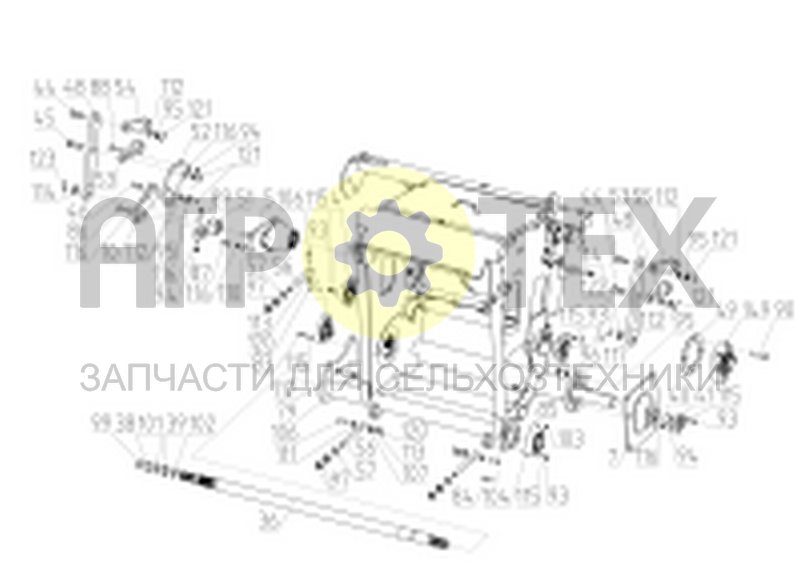 Каркас (1403.03.01.000Ф) (№104 на схеме)